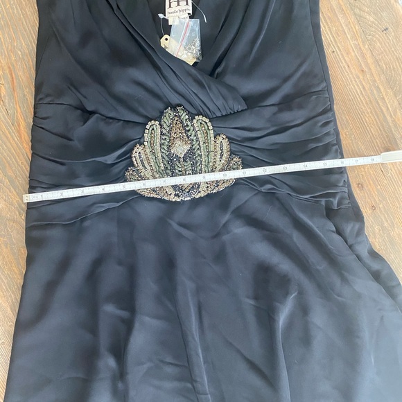 NWT-HH haute hippie Black Chiffon Dress - Picture 15 of 16